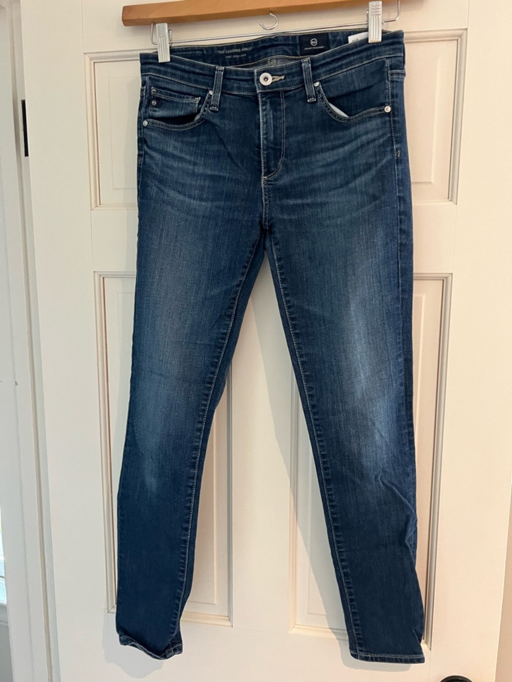 Ag Adriano Goldschmied Women’s Skinny Jeans in Dark Indigo Wash